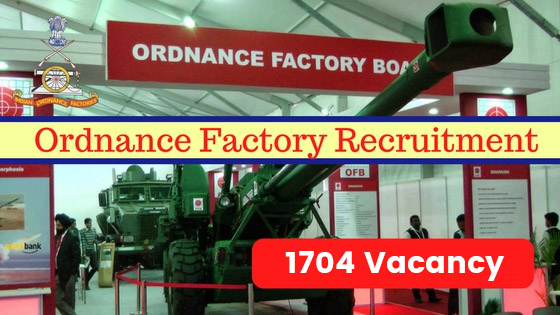 indian ordnance factory recruitment 2019